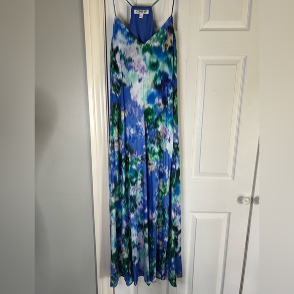 Chetta B Blue and Green Dress - Picture 6 of 6